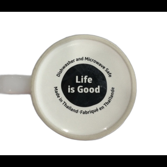 Life is Good Dog Face Graphic  Ceramic Mug. - Picture 6 of 9